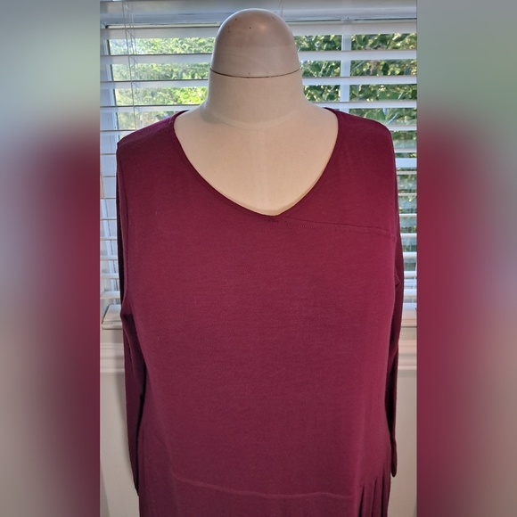 Talbots Woman Long Sleeve Wool/Nylon/Spandex Dress 3X NWT - Picture 2 of 8